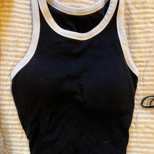 Uniqlo Black and White Tank Top
